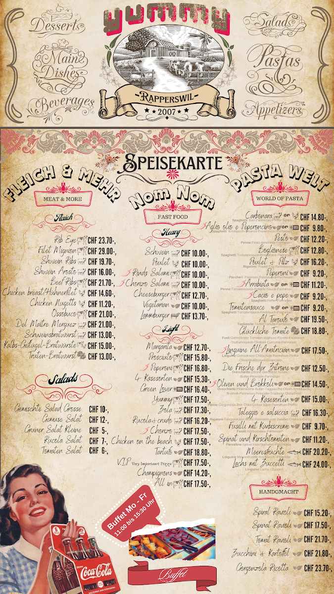 Menu Yummy Rapperswil-2